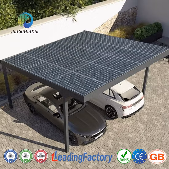 Cobertura de garagem à prova d'água Sistema solar solar fotovoltaico Cobertura de garagem para estacionamento