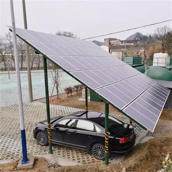 Sistema solar de energia solar Sistema de estacionamento de carro PV Carport